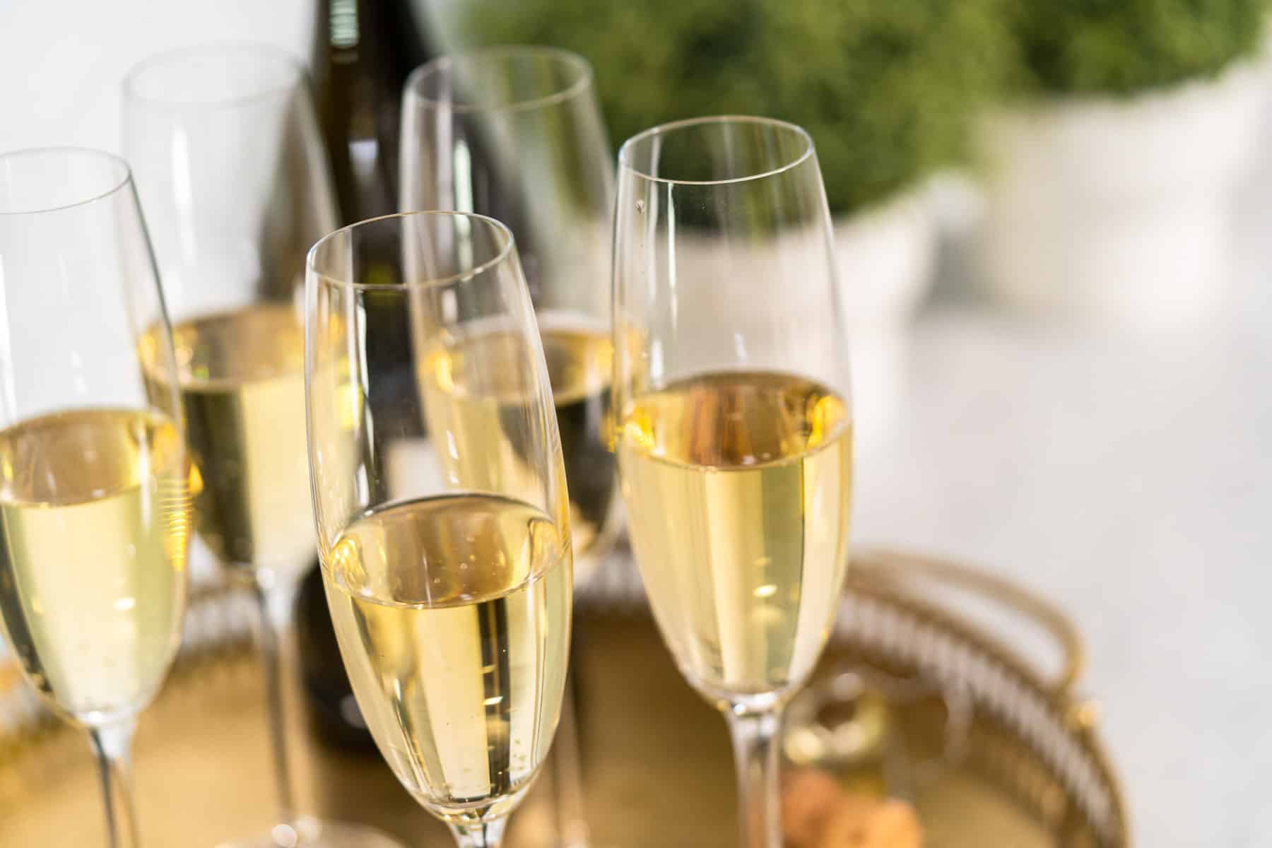 verres à champagne